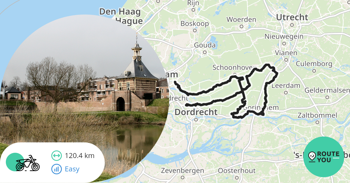 Oostendam - Capelle aan den IJssel - Toermotorroute | RouteYou