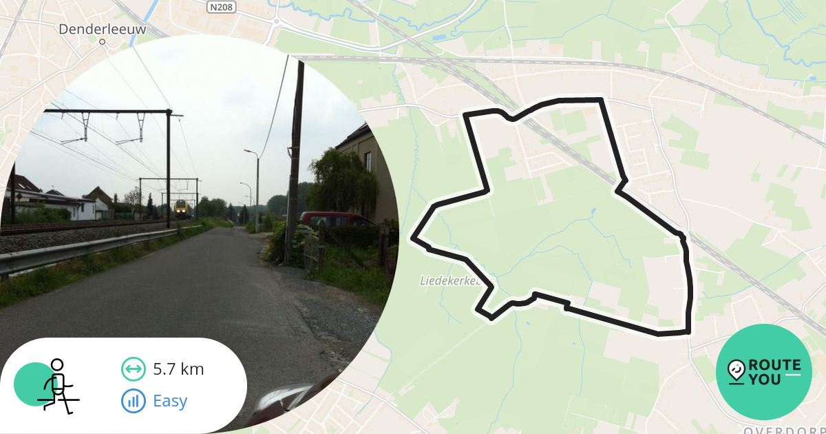 Jogging Den Bos Wandelroute RouteYou