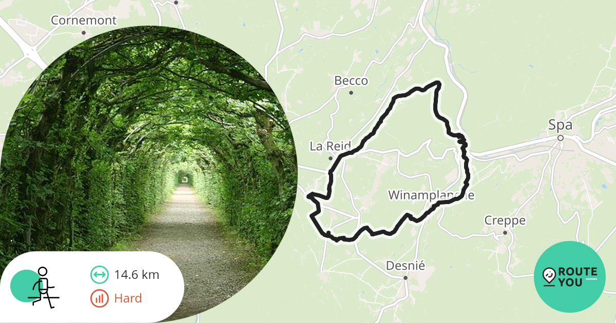 La Reid Wandelroute RouteYou