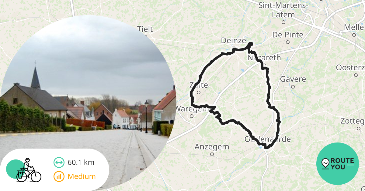 Tussen Leie en Schelde (Waregem/Deinze/Oudenaarde) 60Km - Recreatieve ...