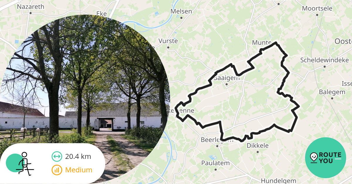 Dikkelvenne - Wandelroute | RouteYou