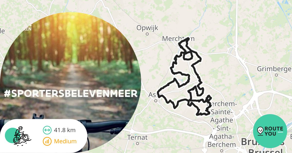 Van Rode Merchtem MTB Merchtem • blauwe-groene-rode lus Merchtem - Mountainbikeroute ...