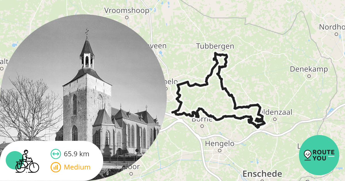 Bornerbroek - Recreatieve fietsroute | RouteYou