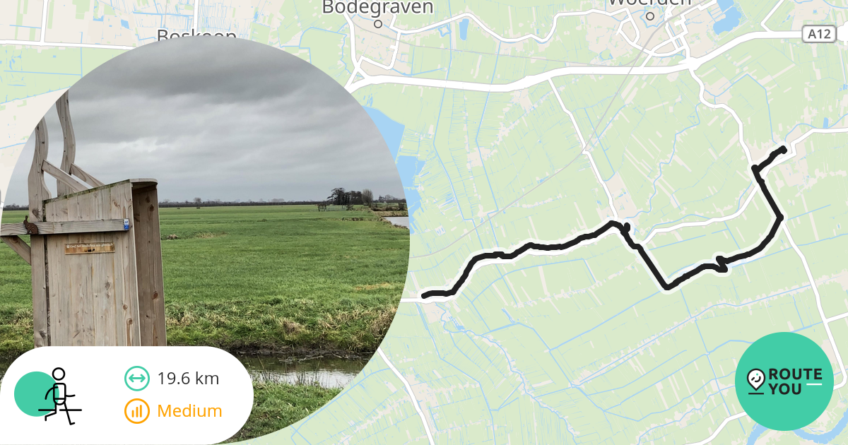 Hollandse IJsselpad, Dag 2 - Wandelroute | RouteYou