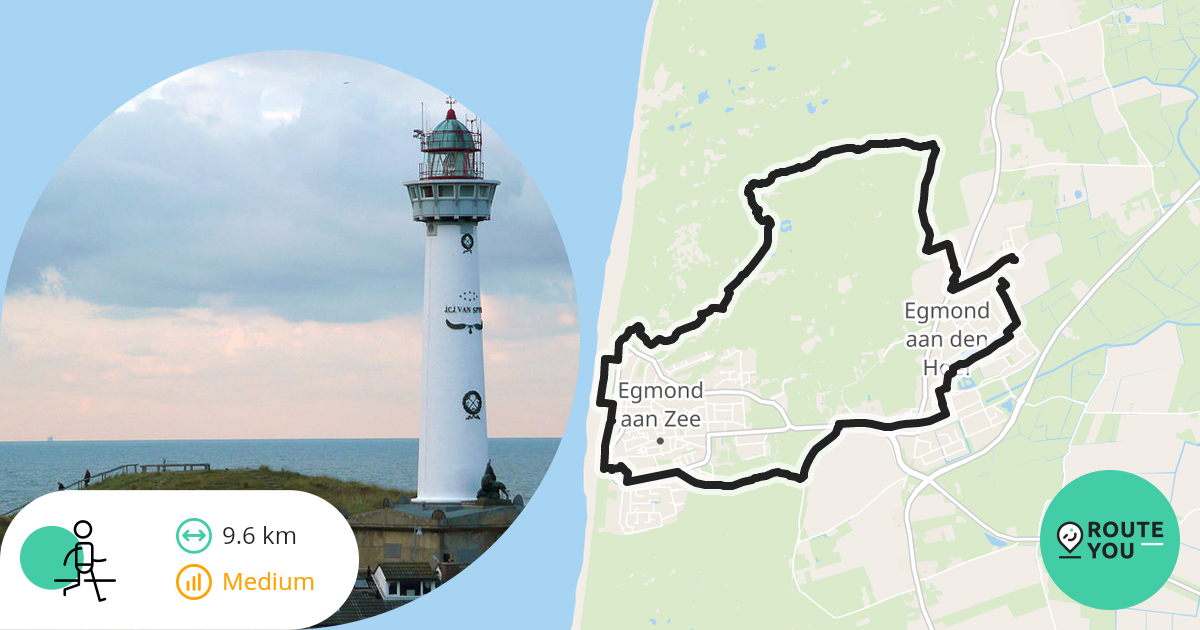 Looprondje Egmond aan den Hoef Wandelroute RouteYou