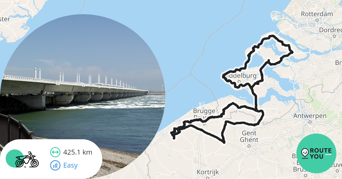 Rondje Toeren In Zeeland Toermotorroute Routeyou