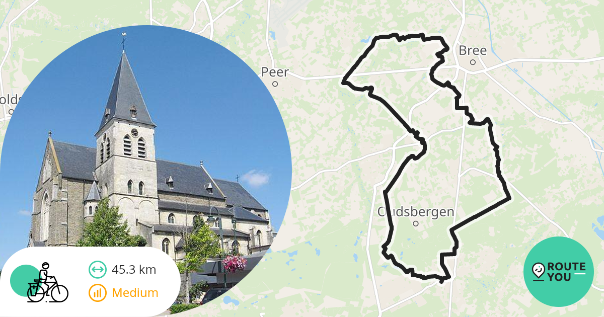 Oudsbergen Recreatieve fietsroute RouteYou