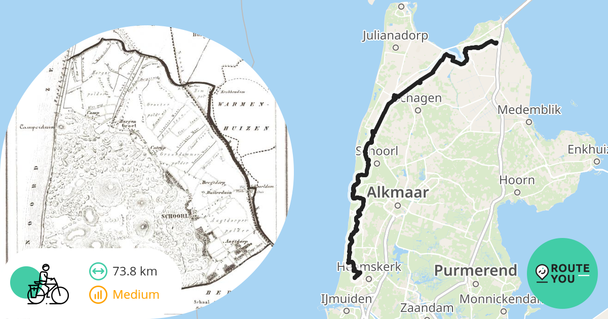 Slootdorp Slootdorp - Heemskerk - Recreatieve fietsroute | RouteYou