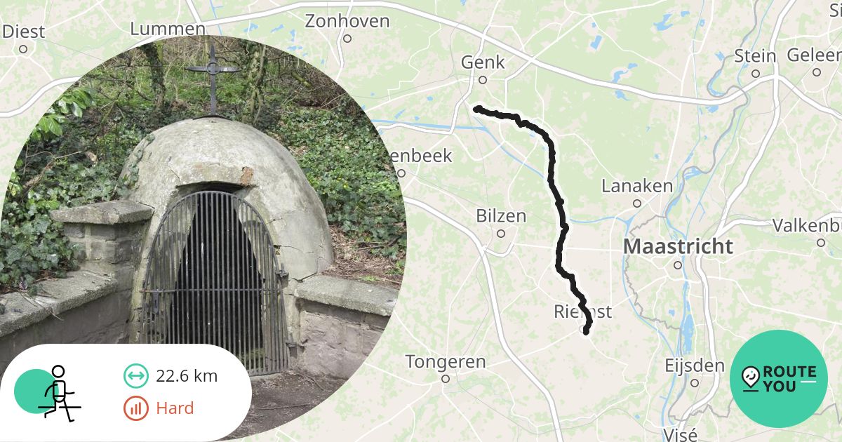 Riemst - Genk - Wandelroute | RouteYou