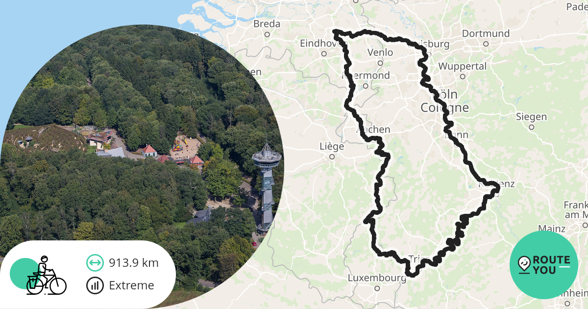 Rijn Moezel en de Vehnbahn - Recreatieve fietsroute | RouteYou