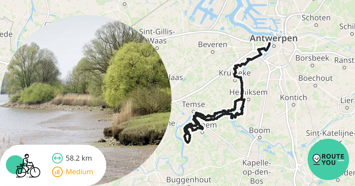 Weert Oud Gemeentehuis Recreatieve fietsroute RouteYou