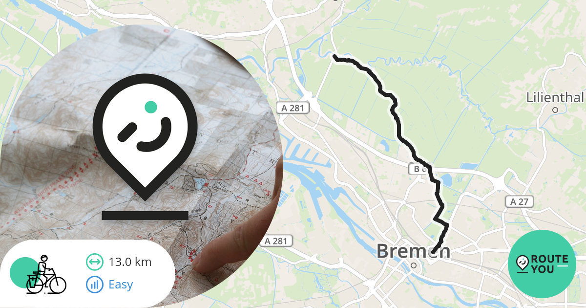 Bremen - Fahrradroute | RouteYou