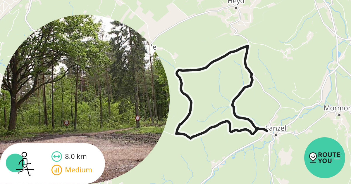 Fanzel 7.9 Wandelroute RouteYou