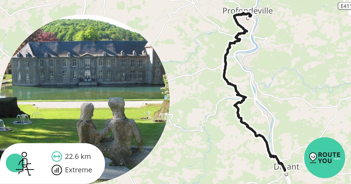 Profondeville Dinant - Wandelroute | RouteYou