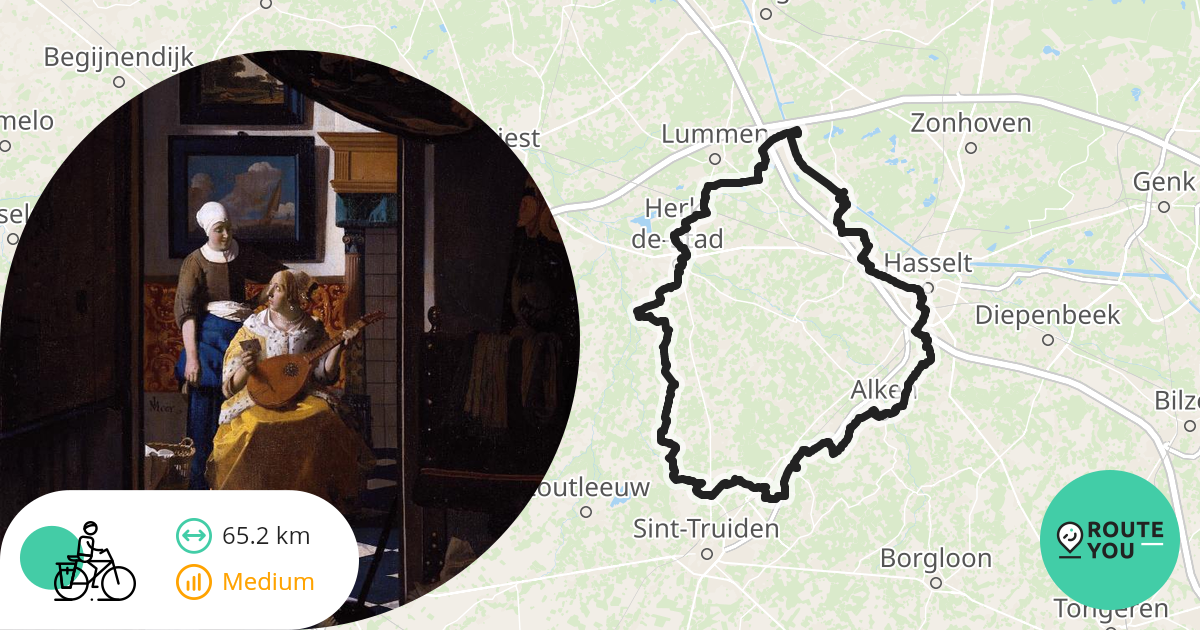 HasseltHalen Recreatieve fietsroute RouteYou