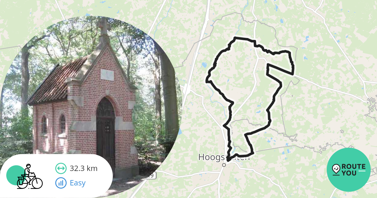 Hoogstraten Den Rooy Hoogstraten Recreatieve fietsroute RouteYou