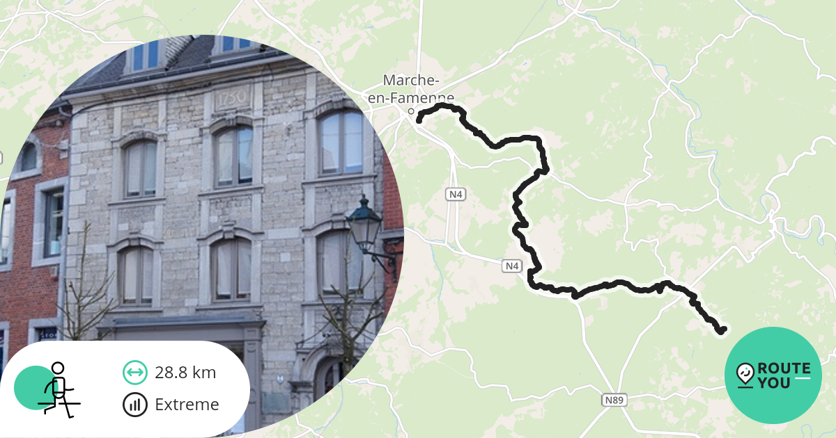 MarcheenFamenne Wandelroute RouteYou