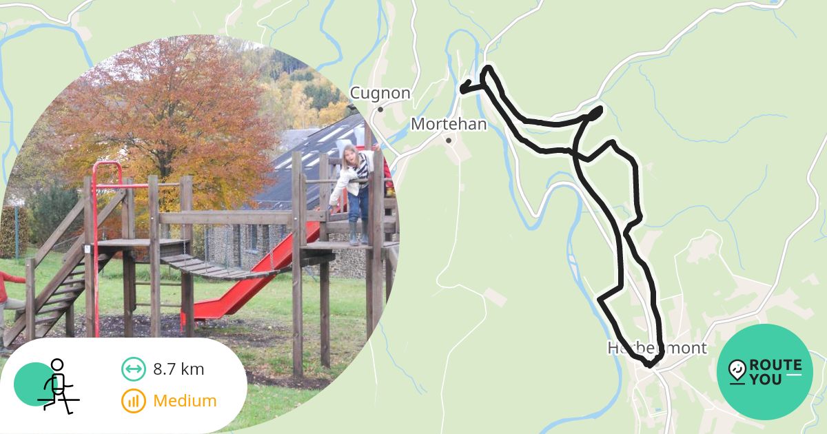 Cugnon - Wandelroute | RouteYou