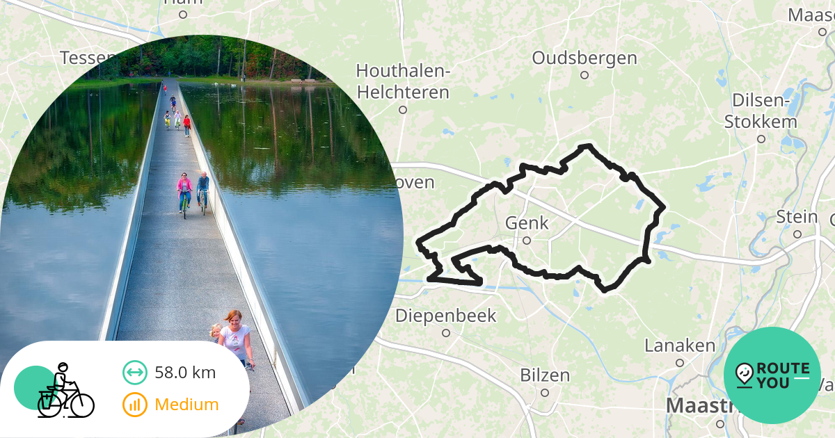 Fietsen Door Het Water En Fietsen Door De Heide Het Betere Alternatief