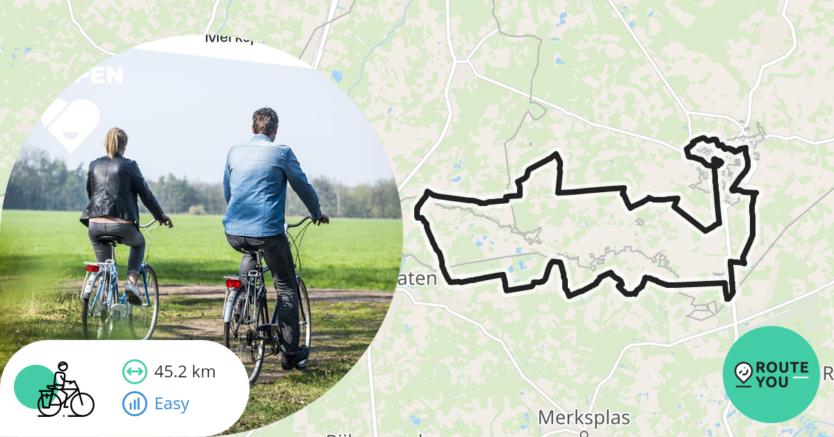 Enclaveroute Verkort Recreatieve Fietsroute Routeyou