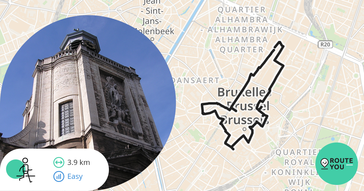 Brussel Centrum - Wandelroute | RouteYou