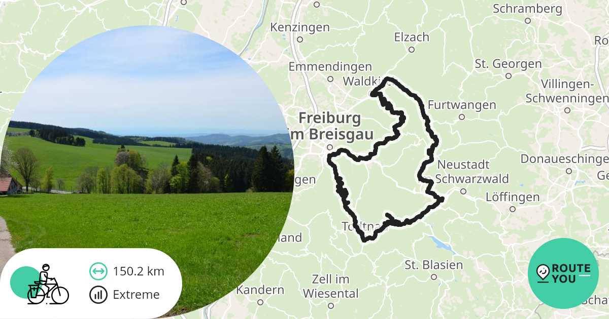 De reuzen van het zwarte woud - Fietsroute | RouteYou