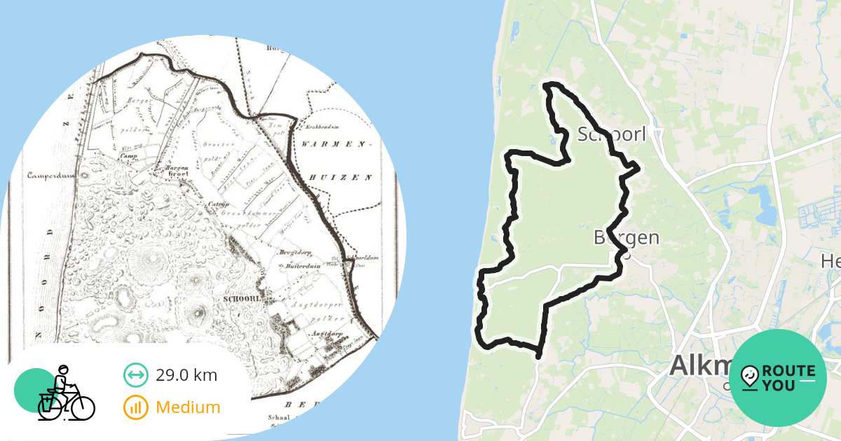 Schoorlse Duinen Km Schoorl Recreatieve Fietsroute Routeyou