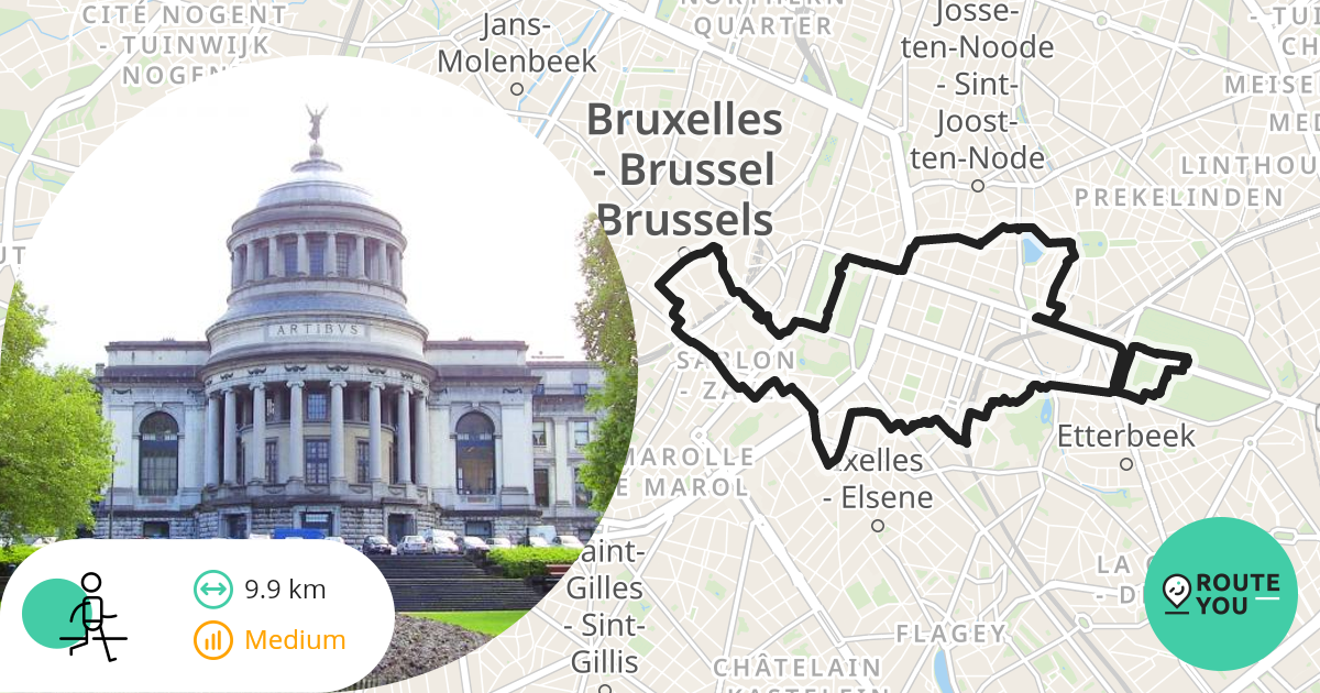 Brussel - Wandelroute | RouteYou