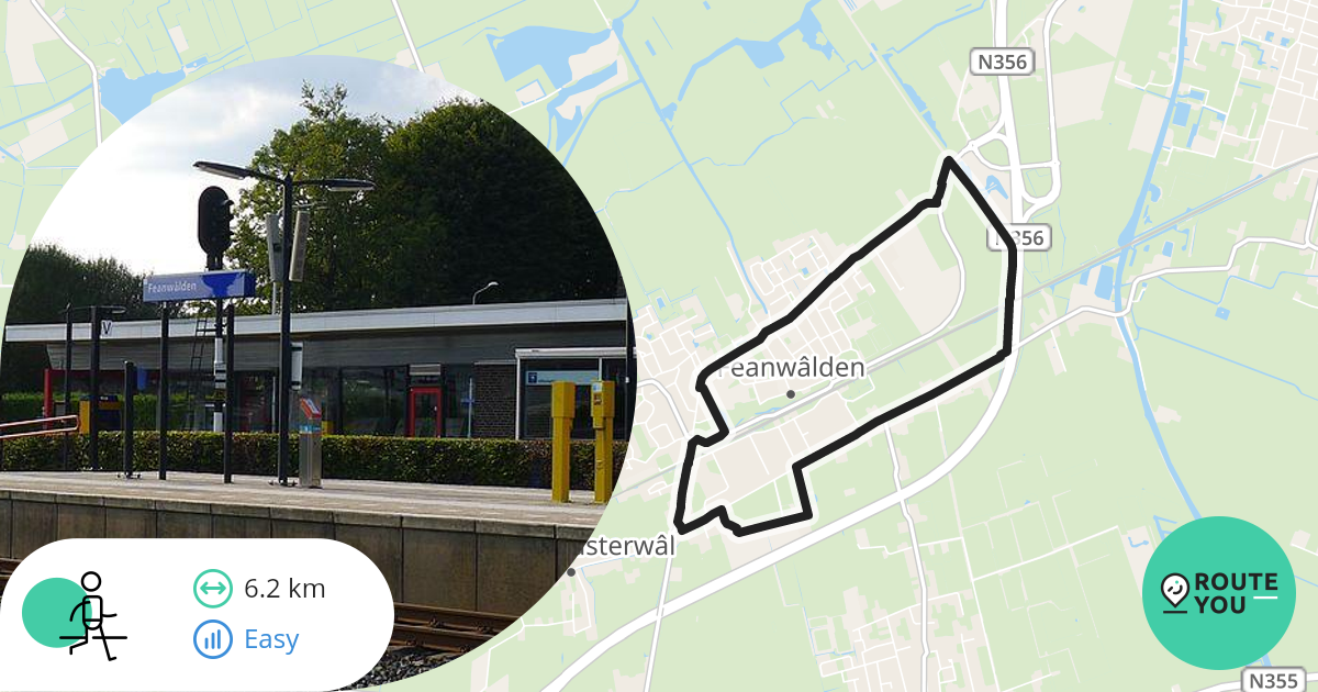 Feanwâlden Wandelroute RouteYou