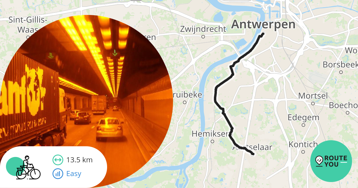 Aartselaar Antwerpen Recreatieve fietsroute RouteYou