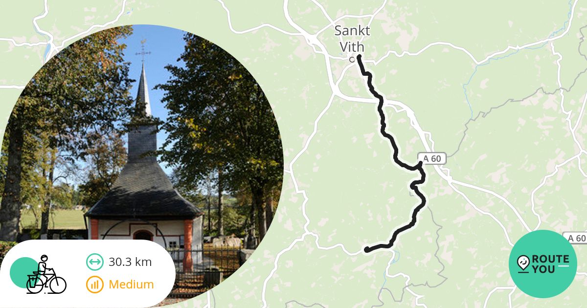 Sophen Vith Sankt Vith - Recreatieve fietsroute | RouteYou