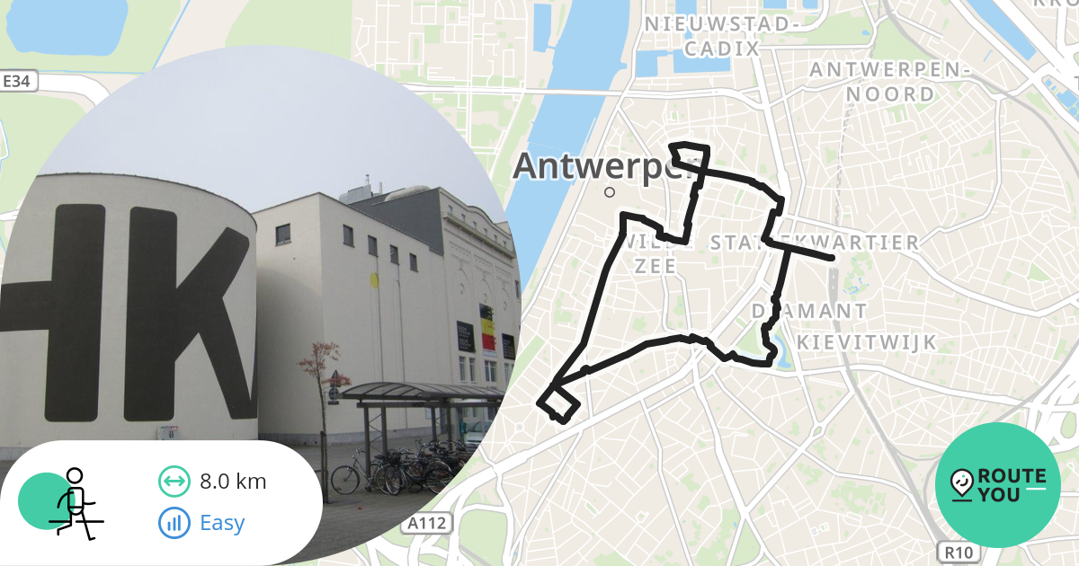 Antwerpen KMSKA - Wandelroute | RouteYou