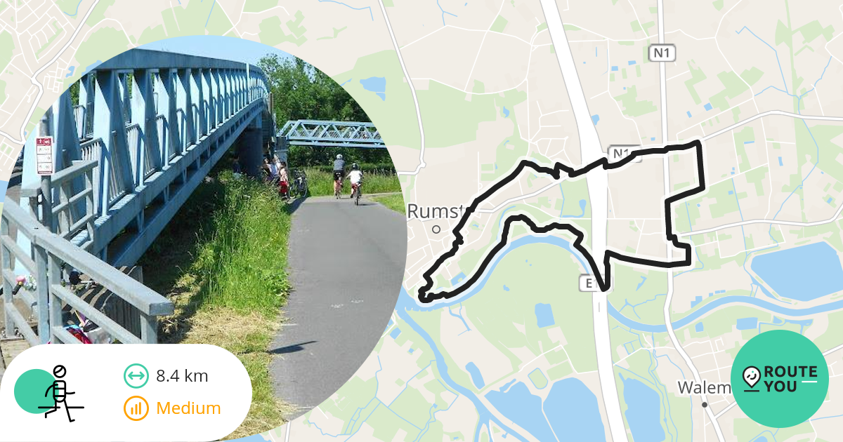 LG Rumst wandeling - Recreatieve wandelroute | RouteYou