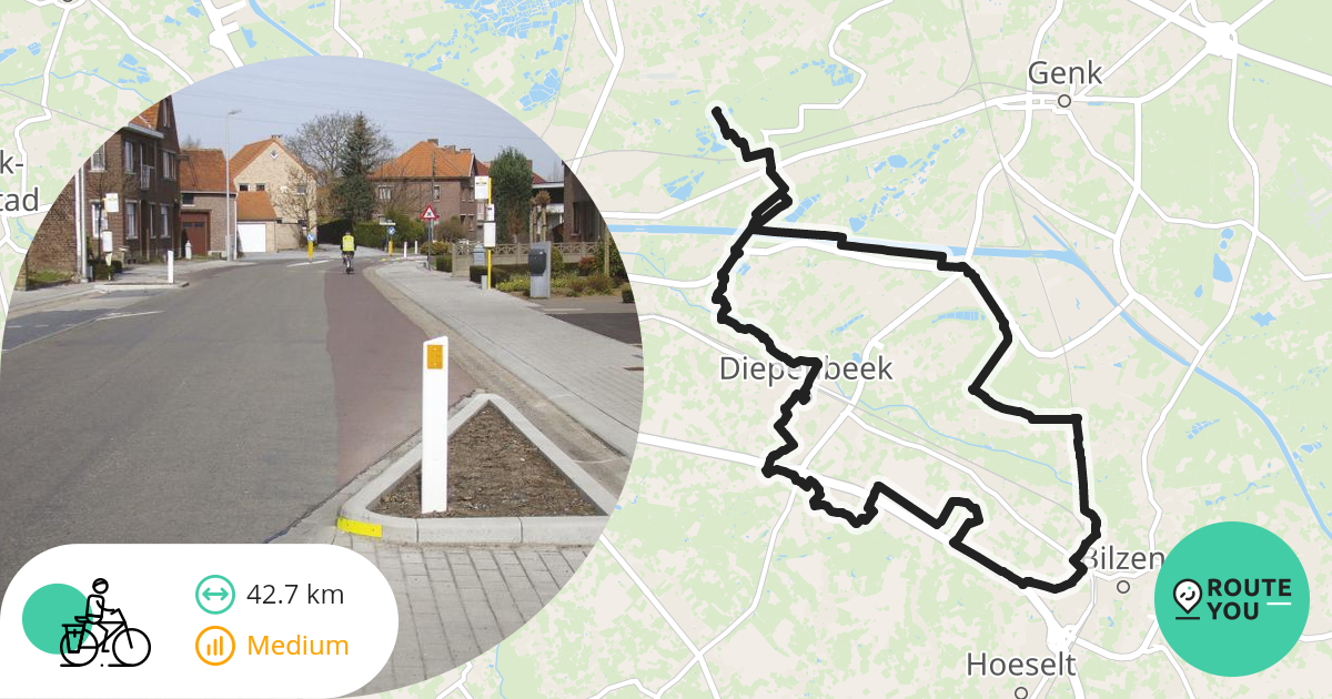 Fietstocht Bilzen Km Recreatieve Fietsroute Routeyou