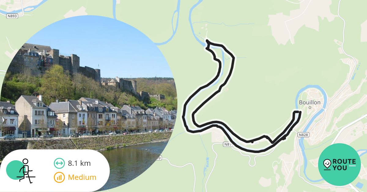 Bouillon Wandelroute RouteYou