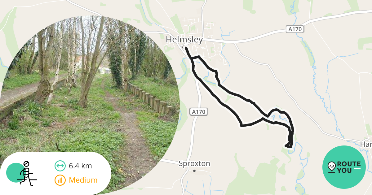 Helmsley and River Rye - Recreational walking route | RouteYou