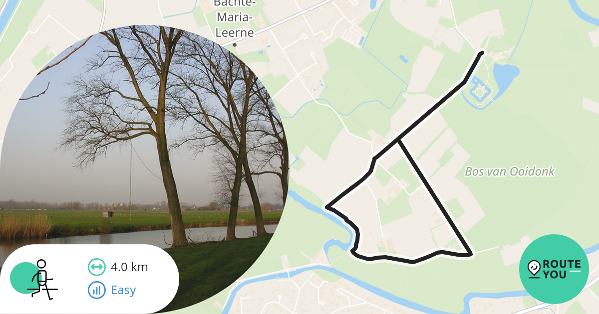Bachte-Maria-Leerne - Wandelroute | RouteYou