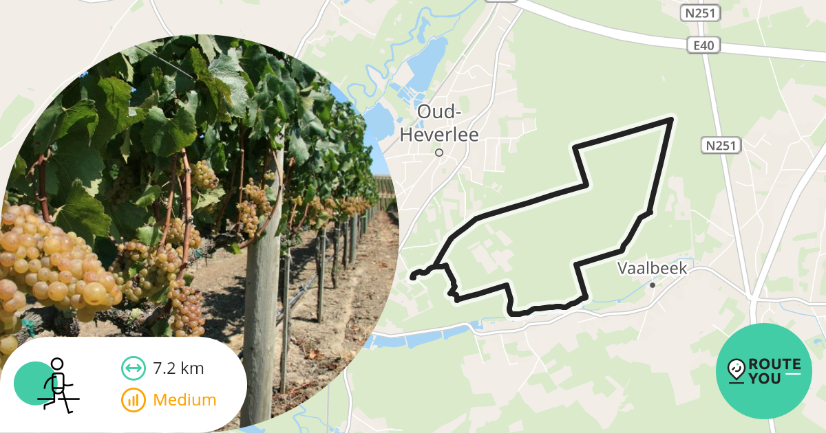OudHeverlee Wandelroute RouteYou