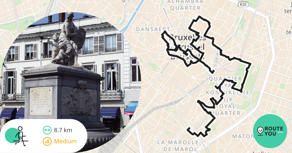 Brussel - Wandelroute | RouteYou