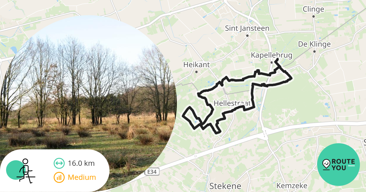 Kapellebrug Wandelroute RouteYou