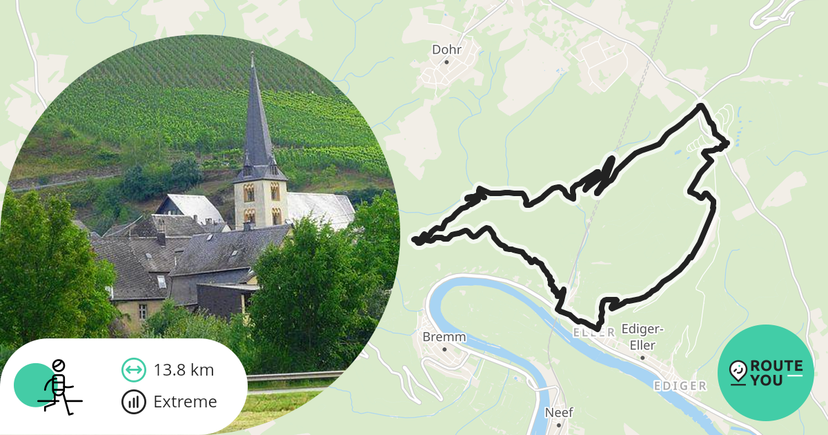 roompot cochem Recreatieve wandelroute RouteYou