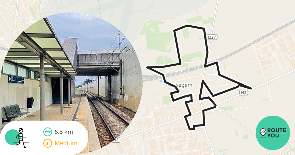Nossegem Nossegem Recreatieve wandelroute RouteYou