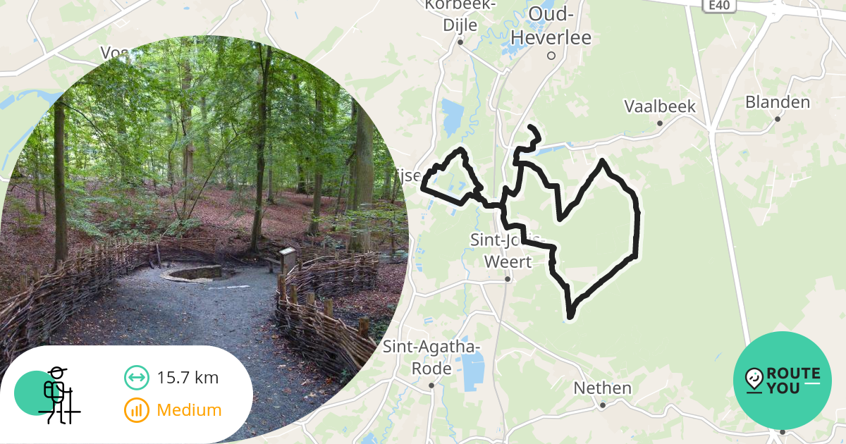 OudHeverlee door het blauwgroene hart van Leuven Hikingroute RouteYou