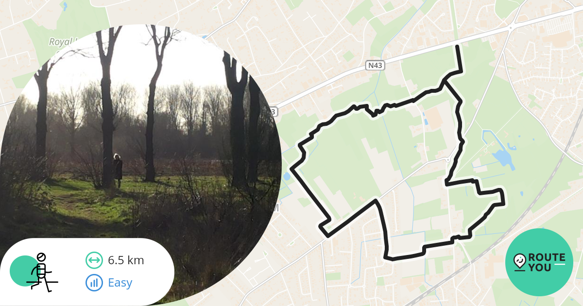 Rosdambeekroute Parkbos - Recreatieve wandelroute | RouteYou