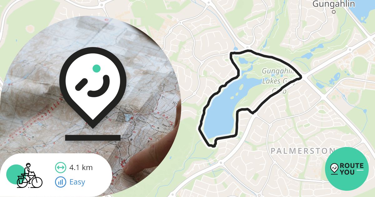 Gungahlin Loop 1 - Recreational cycle route | RouteYou