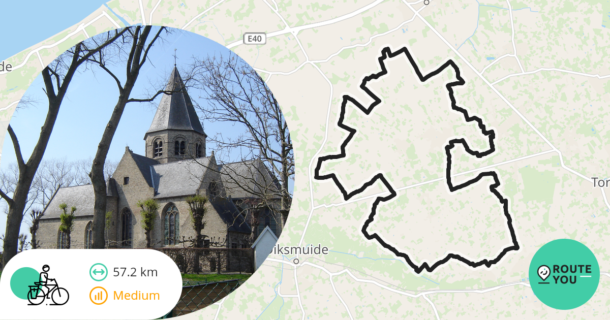 KoekelareKoekelareberg Recreatieve fietsroute RouteYou