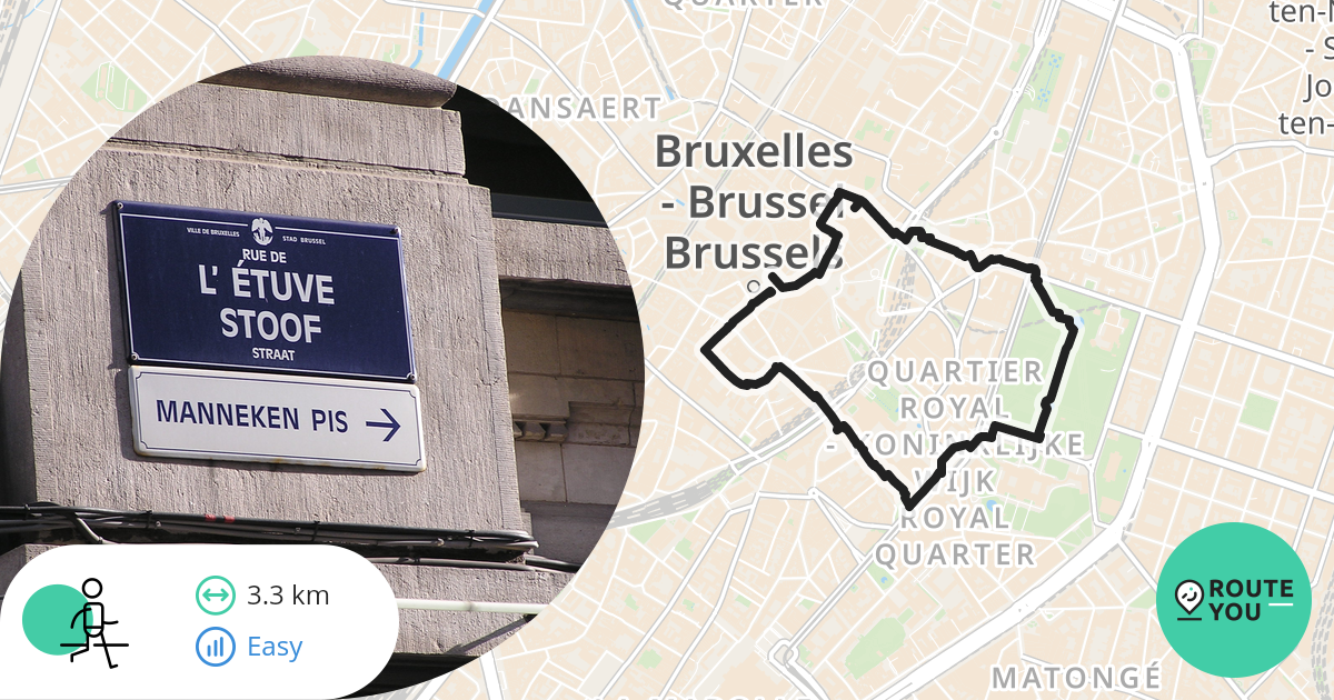 Brussel Excursie - Wandelroute | RouteYou