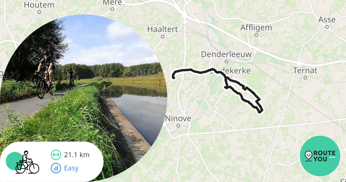 DenderhoutemStrijtemDenderhoutem (donker) Recreatieve fietsroute