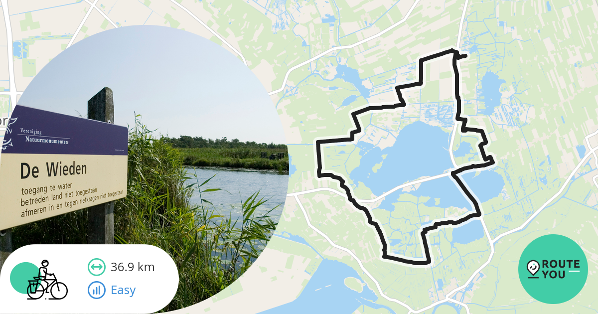 Giethoorn En Rondje Beulakerwijde - Recreatieve Fietsroute | RouteYou