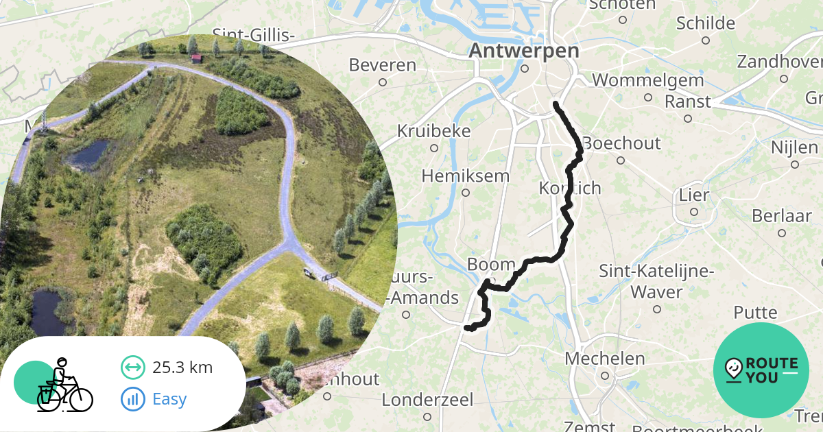 Route Fietstocht 7 Mei - Recreatieve Fietsroute | RouteYou